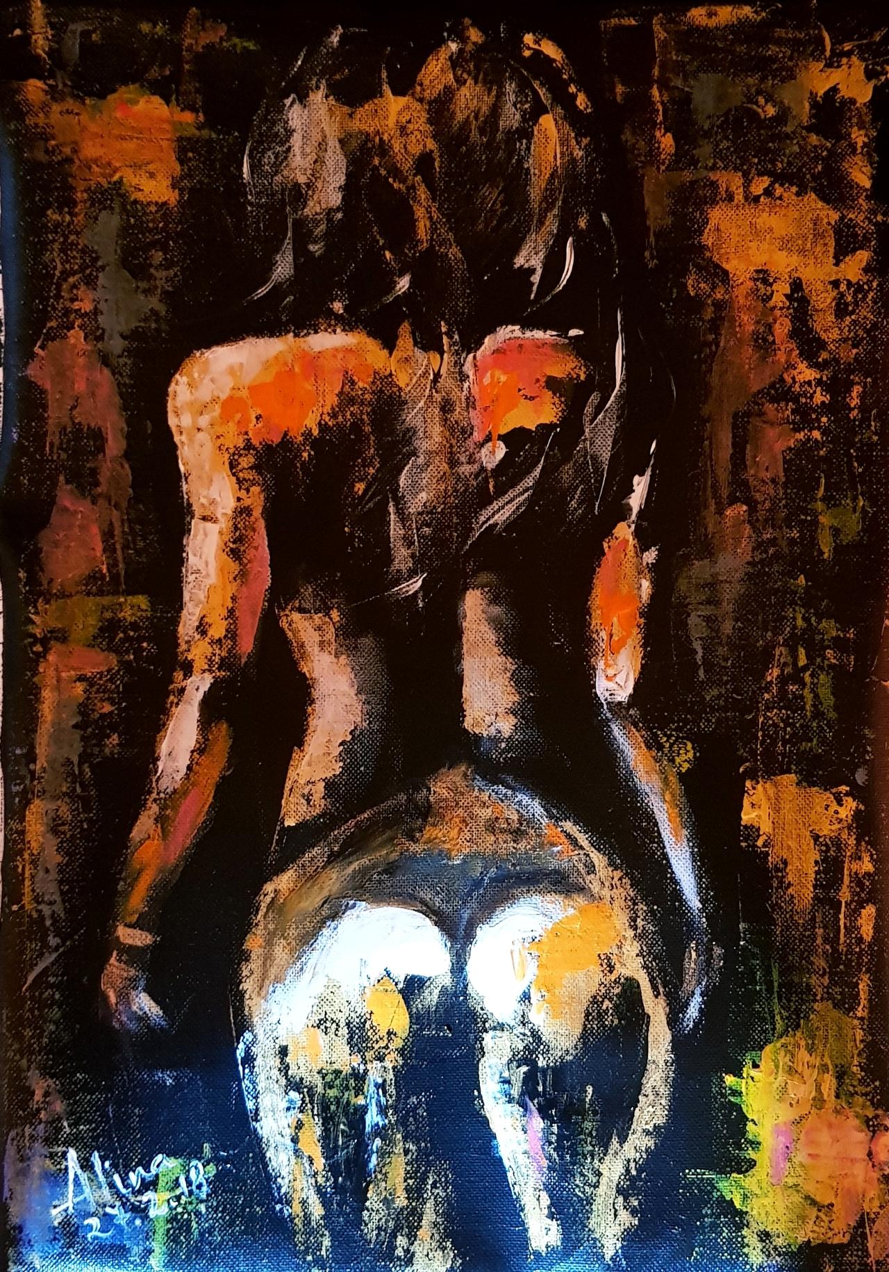 ArteDiAlina.com painting: leaving all behind